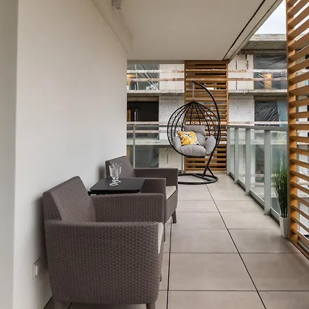 Coast Apartment With Large, Furnished Balcony In Gaski By Noclegi Renters Exterior photo