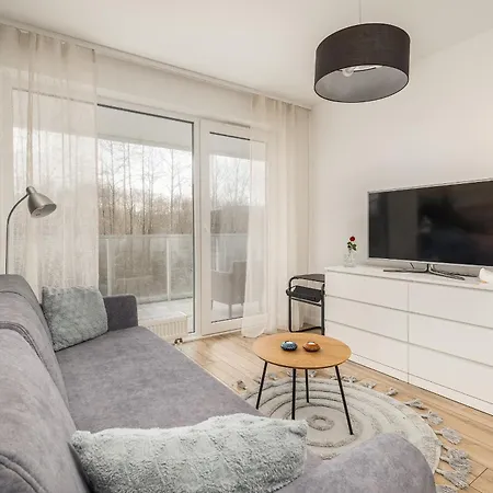 Coast Apartment With Large, Furnished Balcony In Gaski By Noclegi Renters Exterior photo