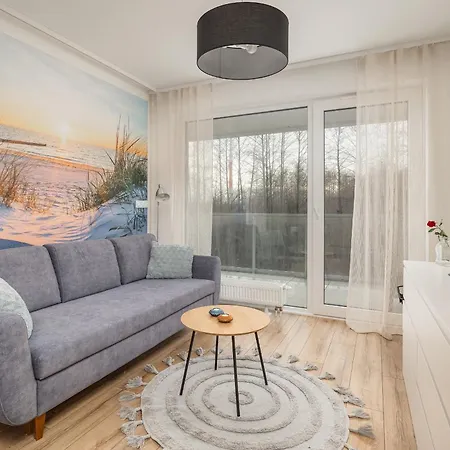 Coast Apartment With Large, Furnished Balcony In Gaski By Noclegi Renters Exterior photo