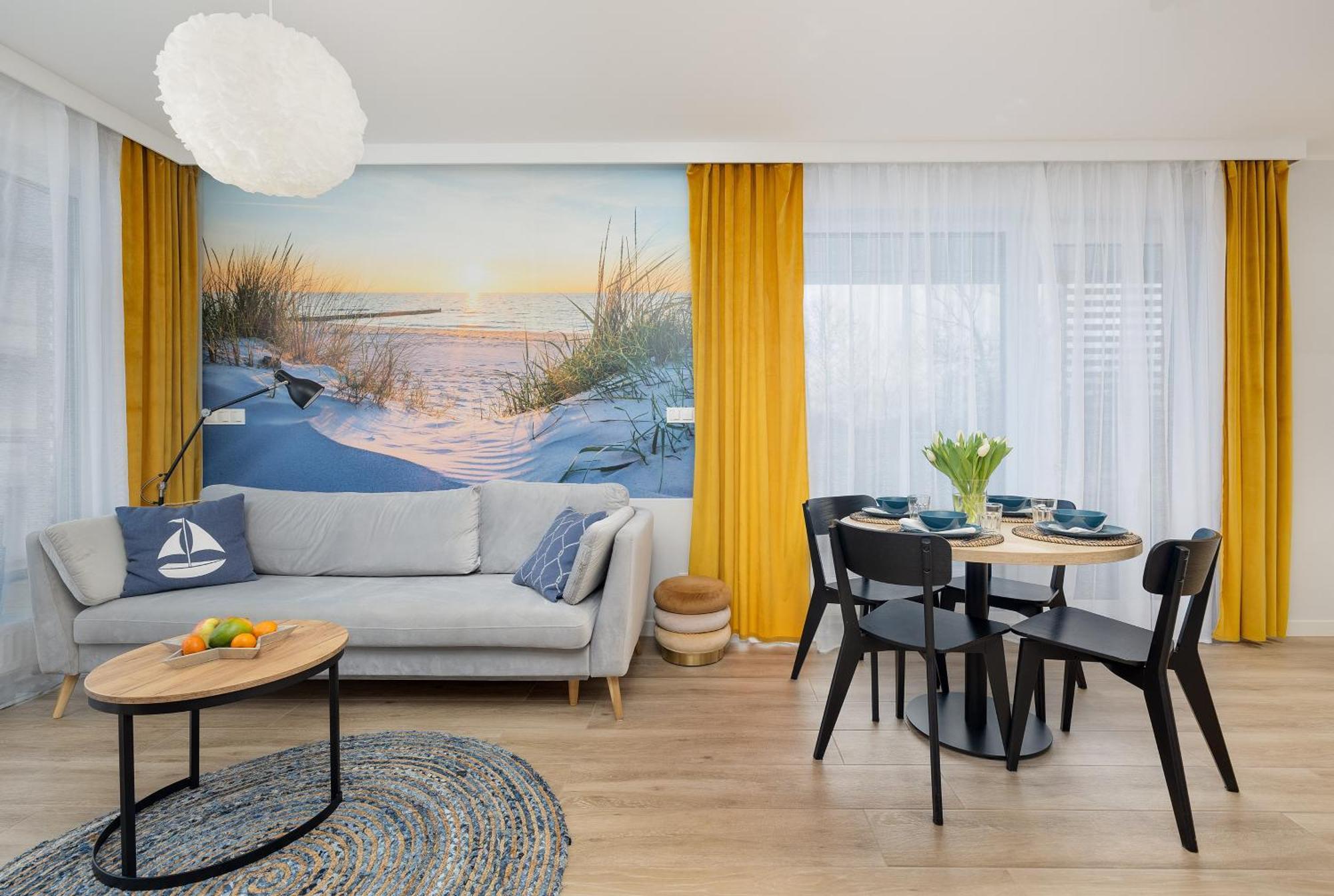 Apartment Coast With Large, Furnished Balcony In By Renters Gaski (Koszalin)
