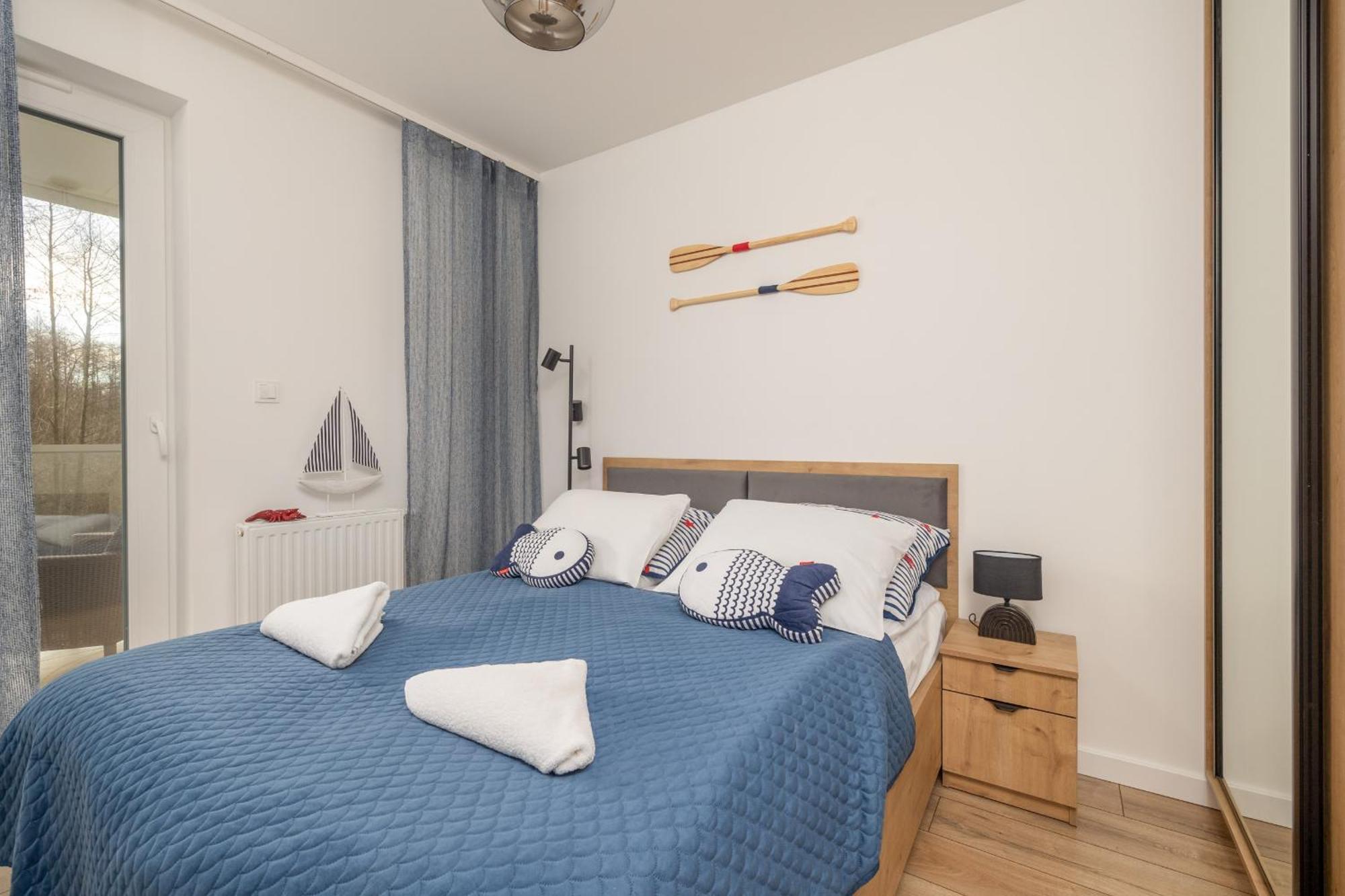 Coast With Large, Furnished Balcony In By Renters Apartment Gaski (Koszalin)